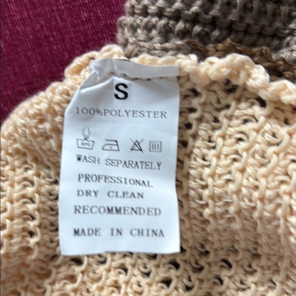 Striped Knit Crop Top - Brown and Tan - Picture 11 of 11